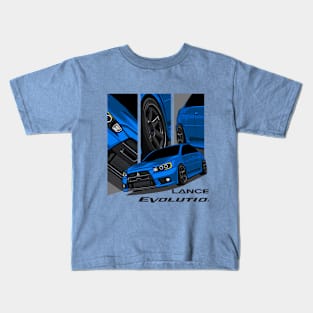 JDM Mitsubishi Evolution X Automotive T-Shirt Kids T-Shirt